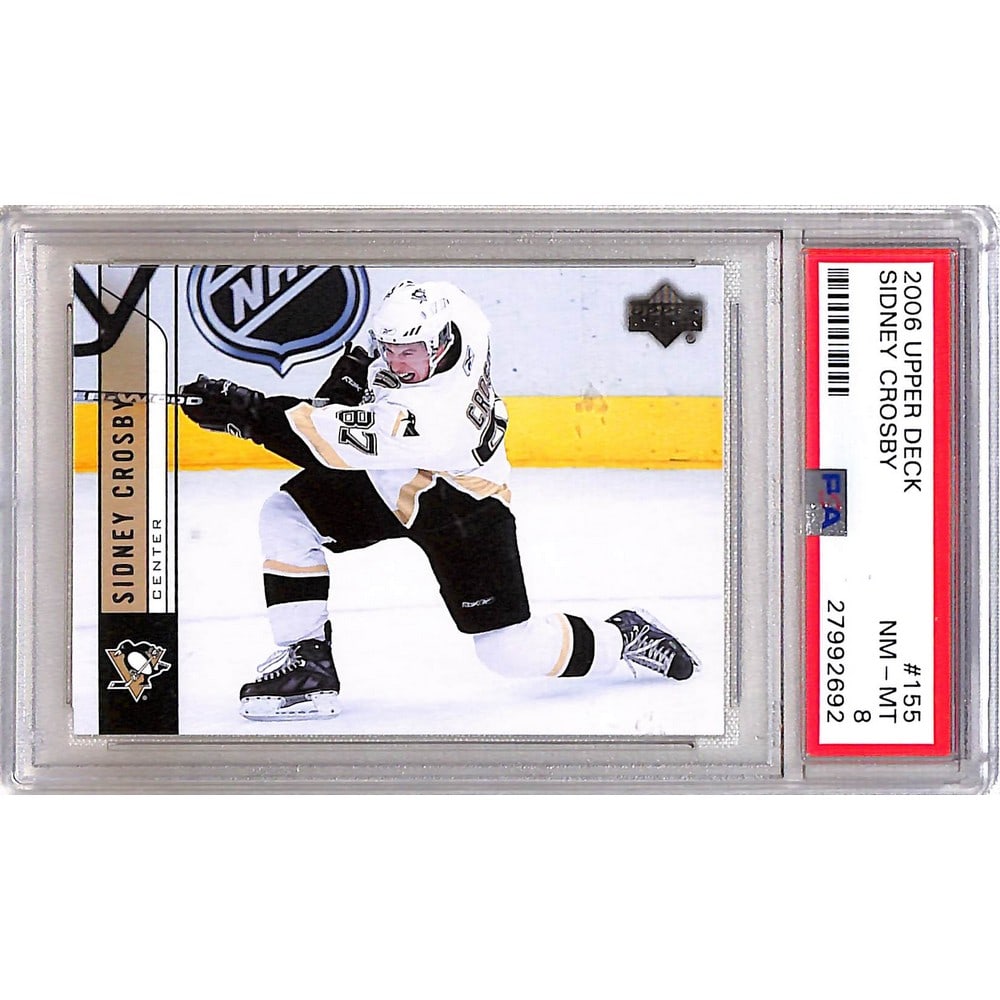 2006 Upper Deck Sidney Crosby Rookie Psa 8 (1 of 2)
