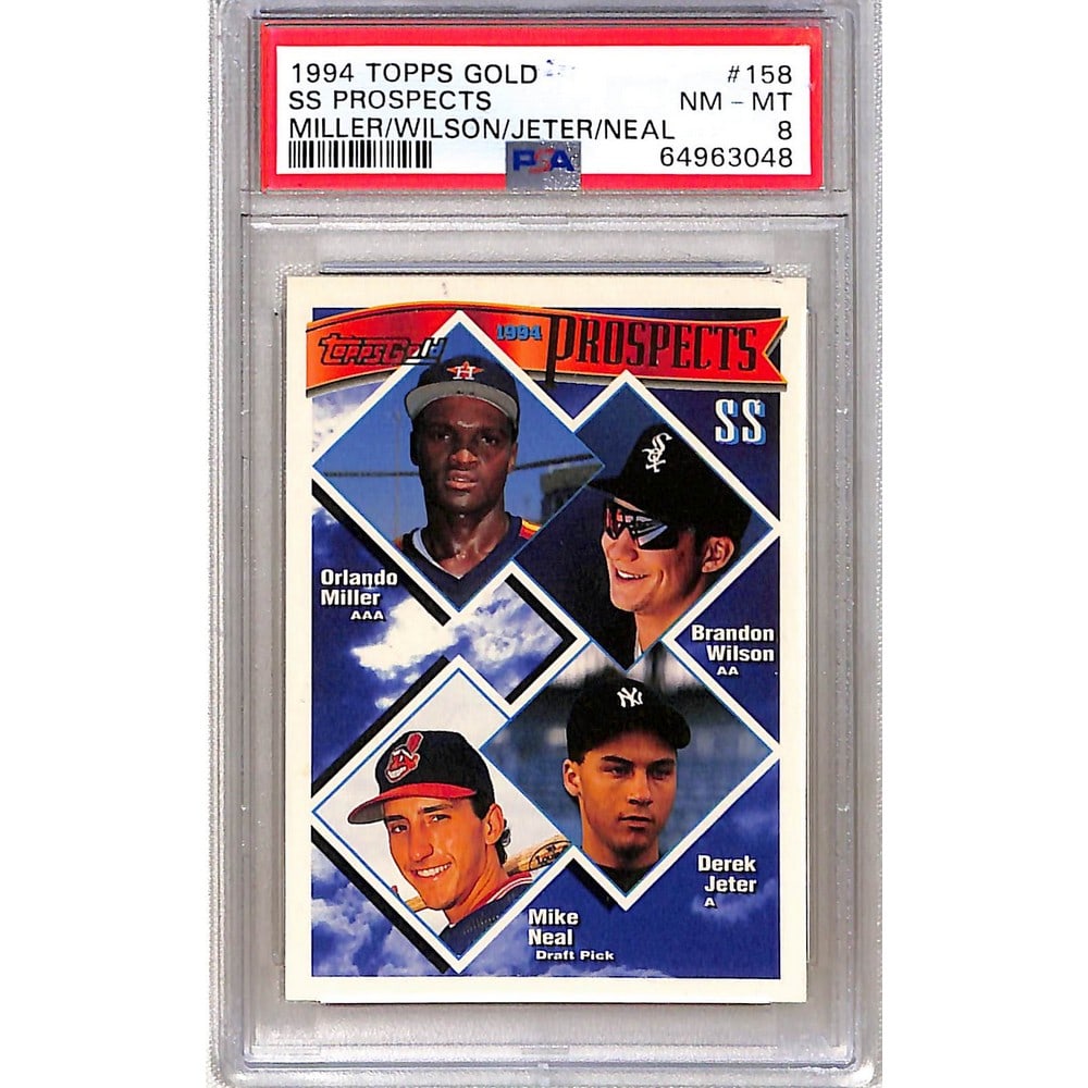 1994 Topps Gold Derek Jeter Psa 8 (1 of 2)