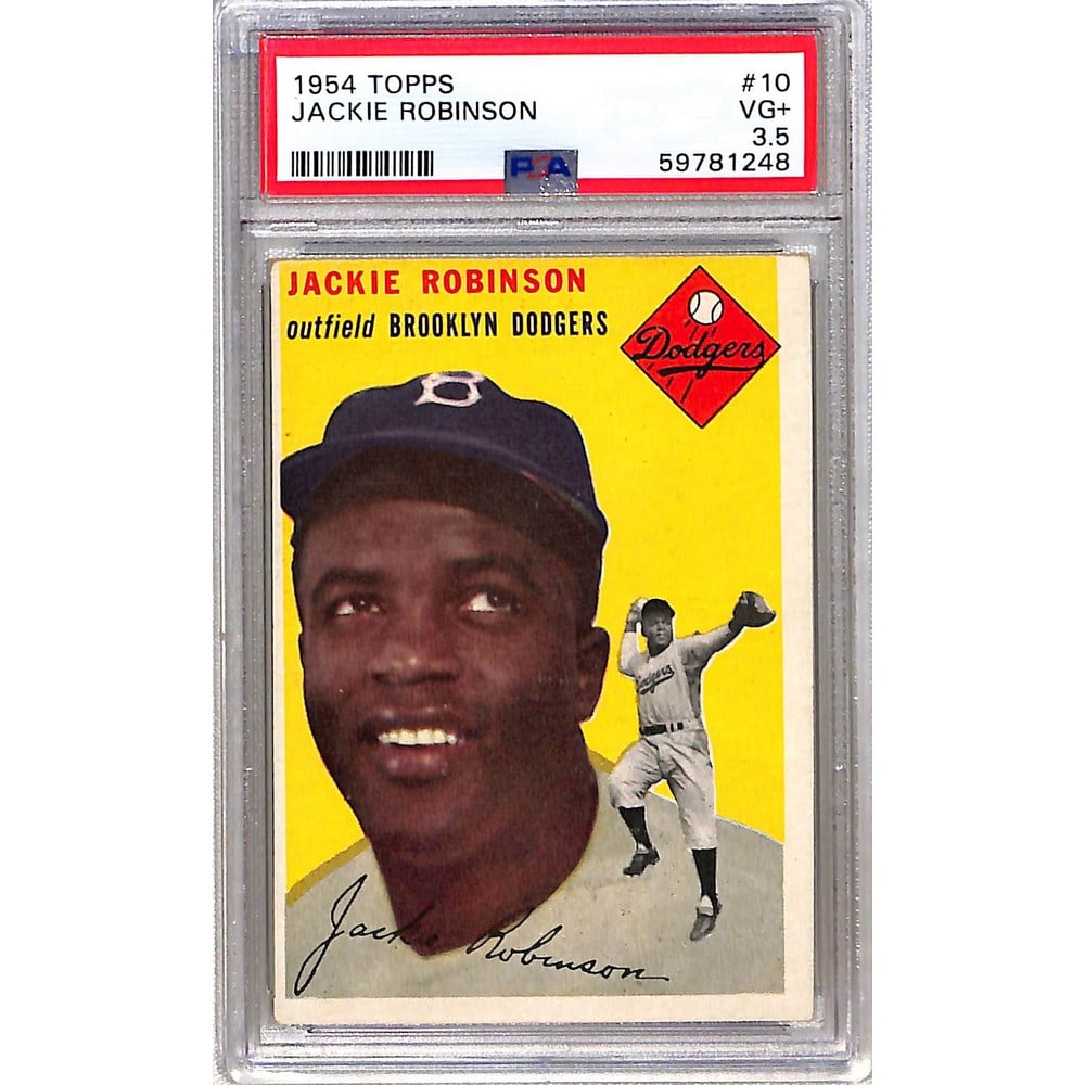 1954 Topps Jackie Robinson Psa 3.5 (1 of 2)