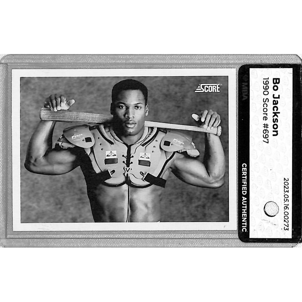 1990 Score Bo Jackson Mba Authentic (1 of 2)
