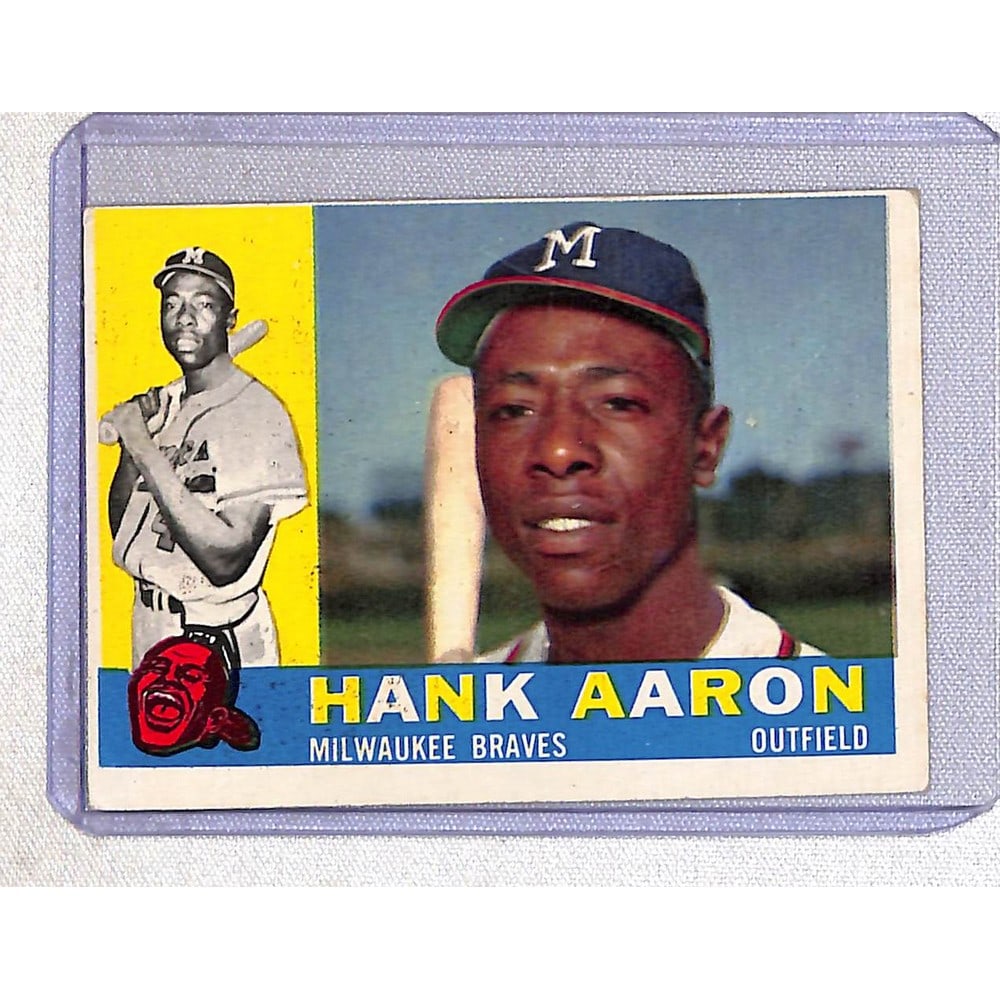 1960 Topps Hank Aaron (1 of 2)
