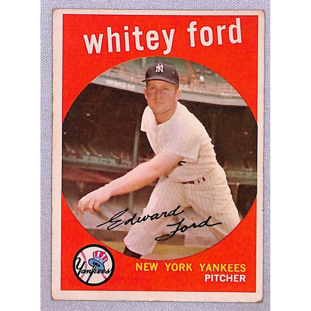 1959 Topps Whitey Ford: 1959 Topps Whitey Ford