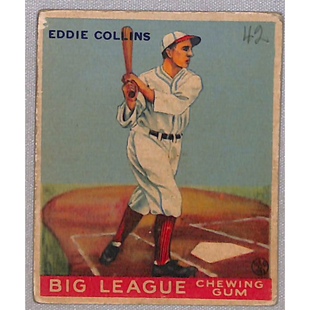 1933 Goudey Eddie Collins Vgex Pencil Mark (1 of 2)