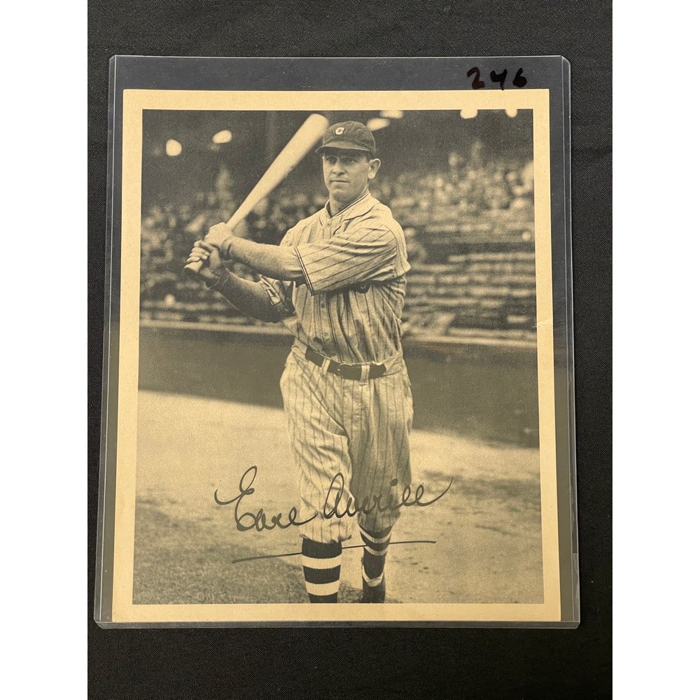 1933 Butter Finger Earl Averill Hof 8x10: 1933 Butter Finger Earl Averill Hof 8x10