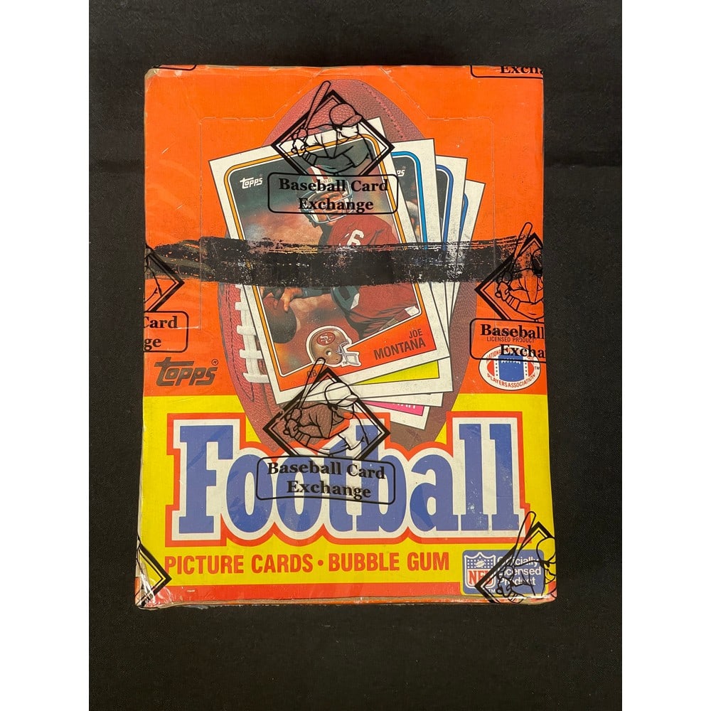 1988 Topps Football Bbce Sealed Box Bo Jackson Rc: 1988 Topps Football Bbce Sealed Box Bo Jackson Rc
