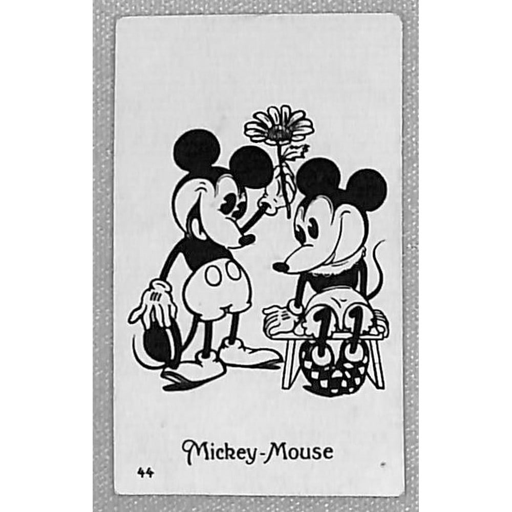 1930's Mickey Mouse French Card (1 of 2)