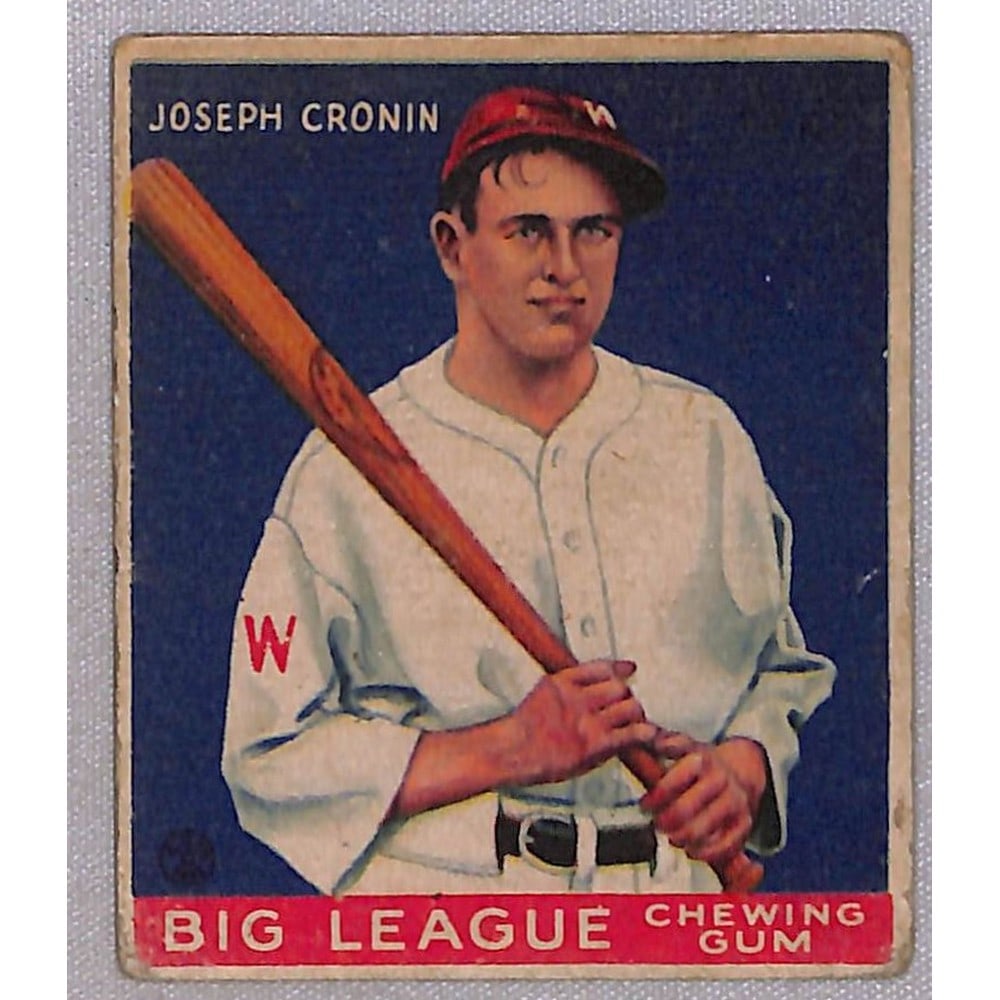 1933 Goudey Joe Cronin Vgex Pencil Mark (1 of 2)