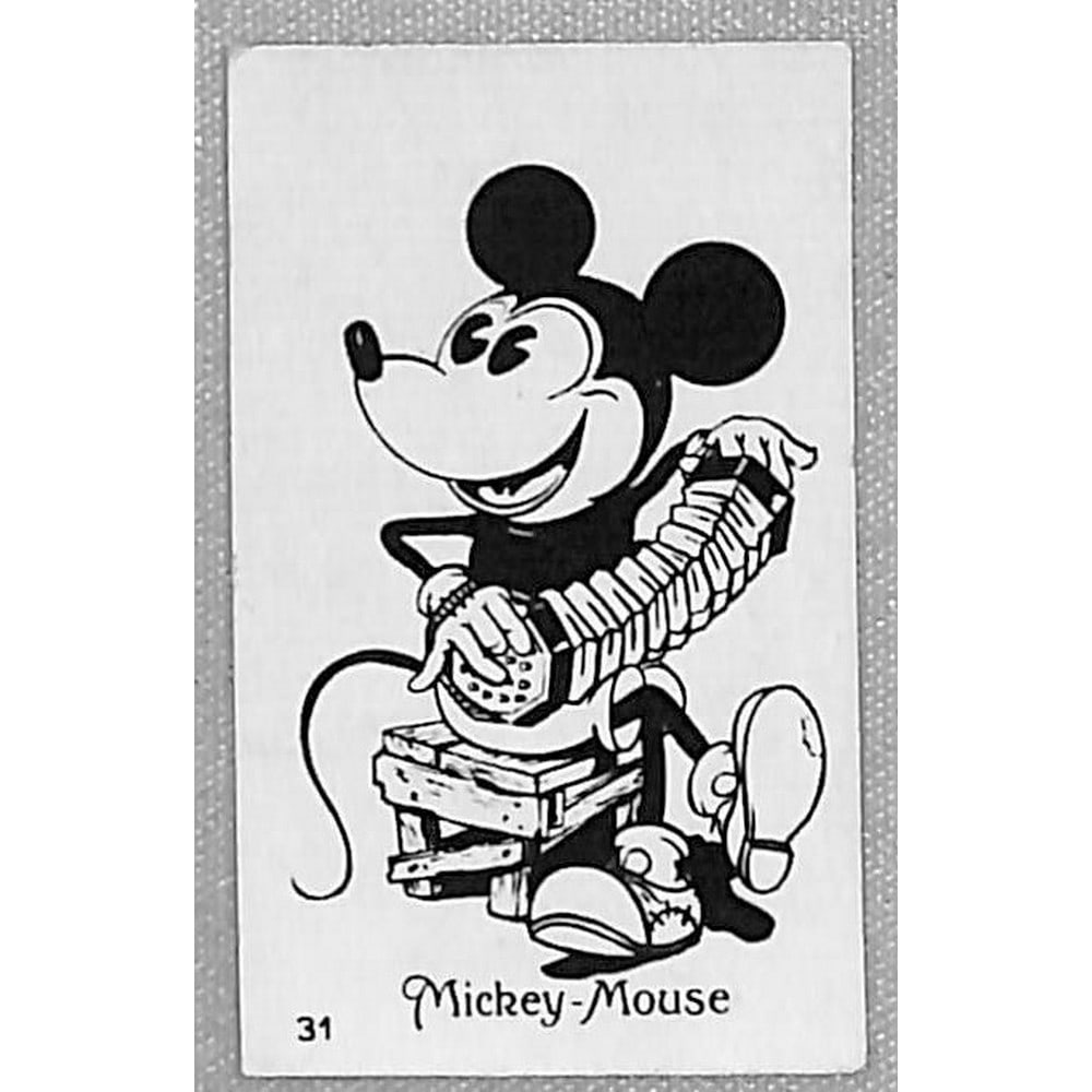 1930's Mickey Mouse French Card (1 of 2)