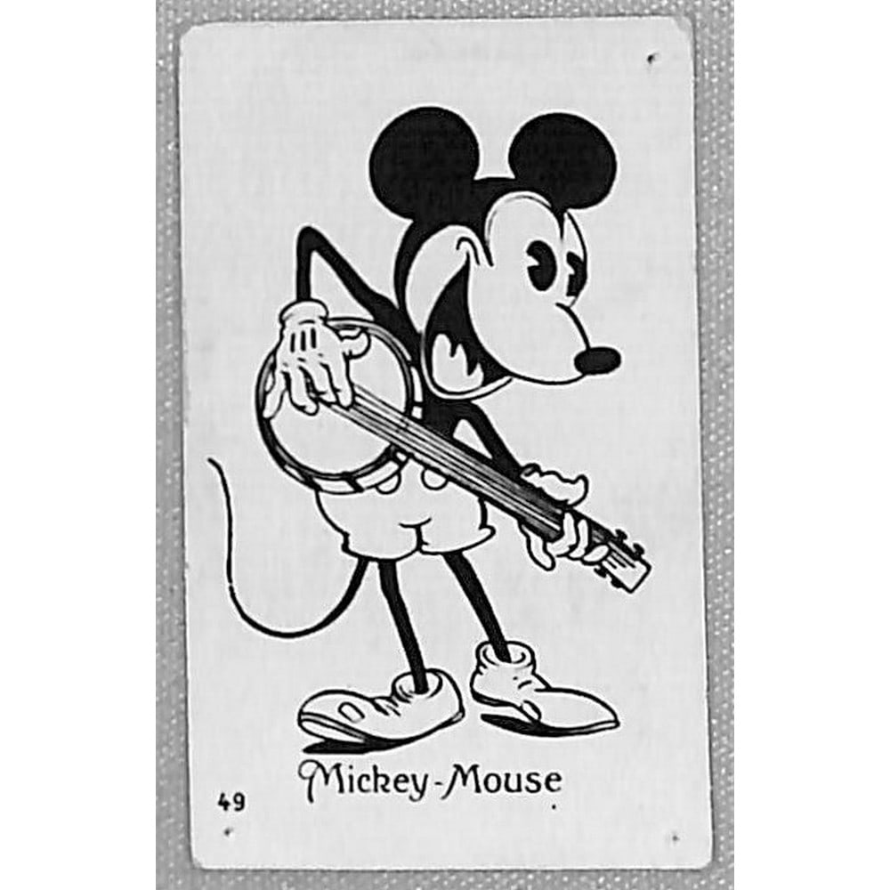 1930's Mickey Mouse French Card (1 of 2)
