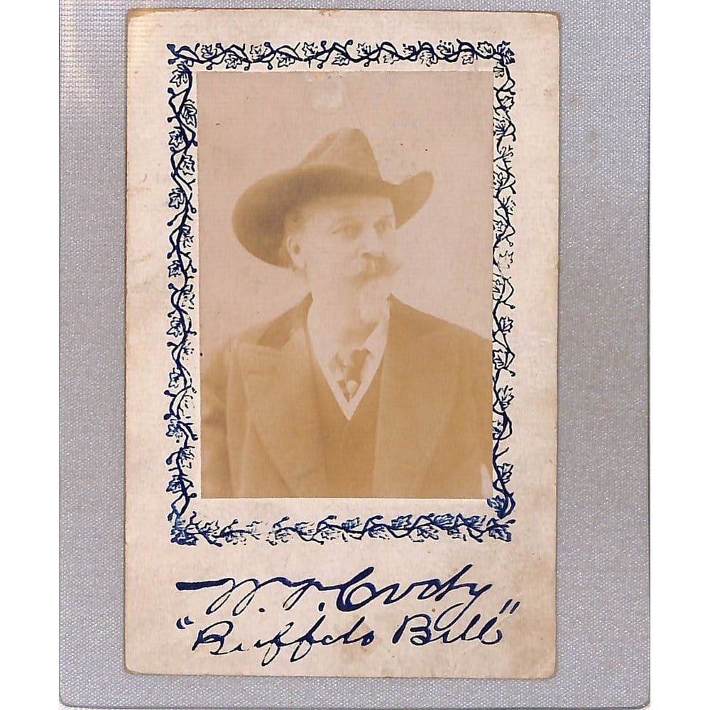 Circa 1890 Buffalo Bill Cody Cabinet Card (1 of 2)