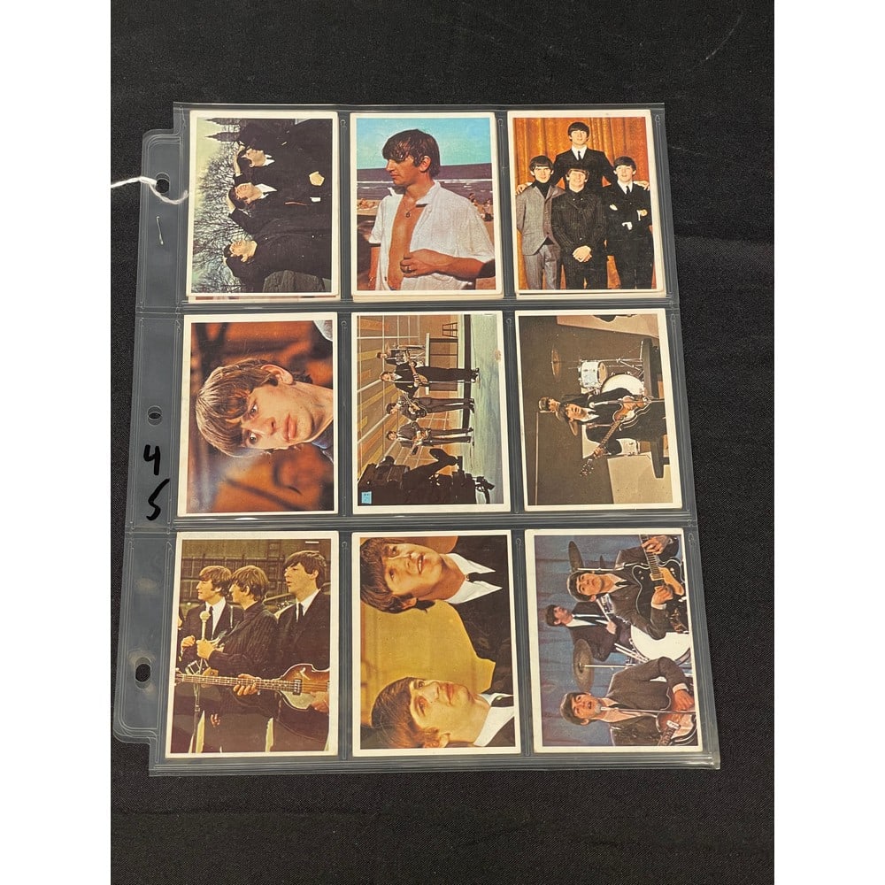 (12)1960's Topps Beatles Cards: (12)1960's Topps Beatles Cards