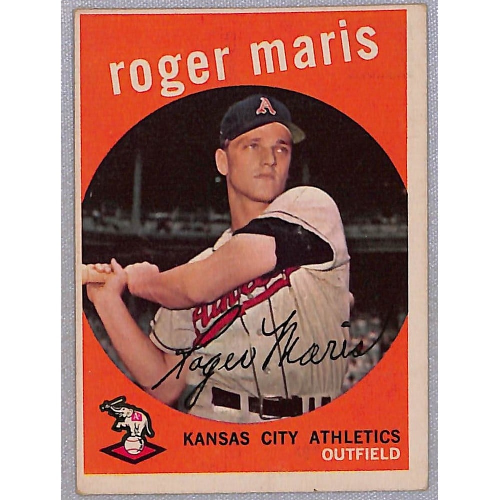 1959 Topps Roger Maris Crease Free: 1959 Topps Roger Maris Crease Free