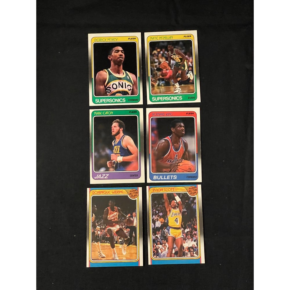 (90) 1988 Fleer Basketball Cards High Grade (1 of 2)