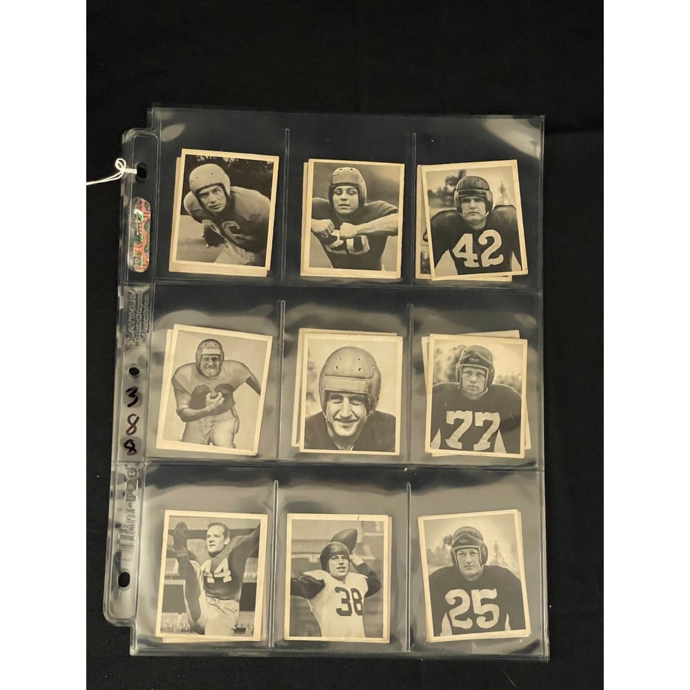 (18) High Grade 1948 Bowman Football Cards (1 of 4)