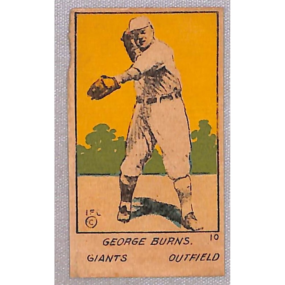 1921 W515 Strip Card George Burns: 1921 W515 Strip Card George Burns