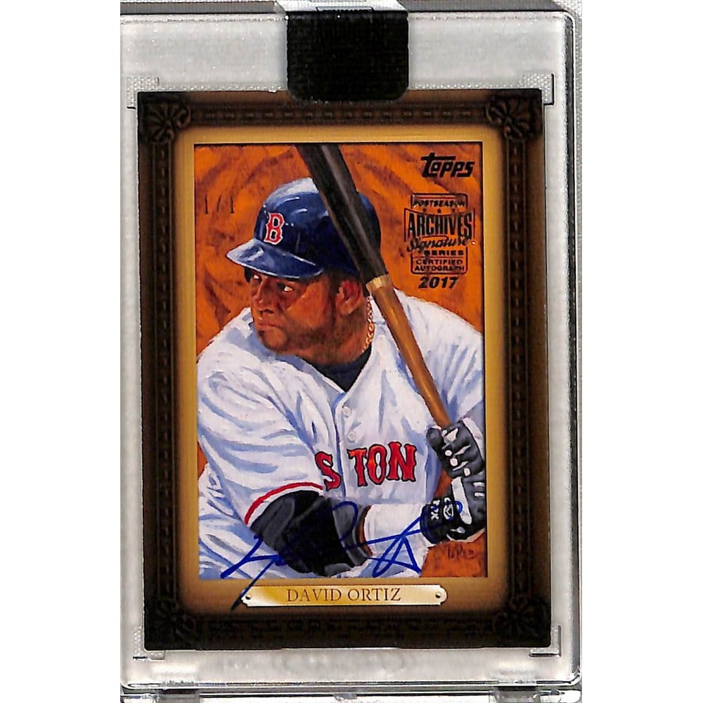 2017 Topps Archivesdavid Ortiz Auto 1/1 (1 of 2)