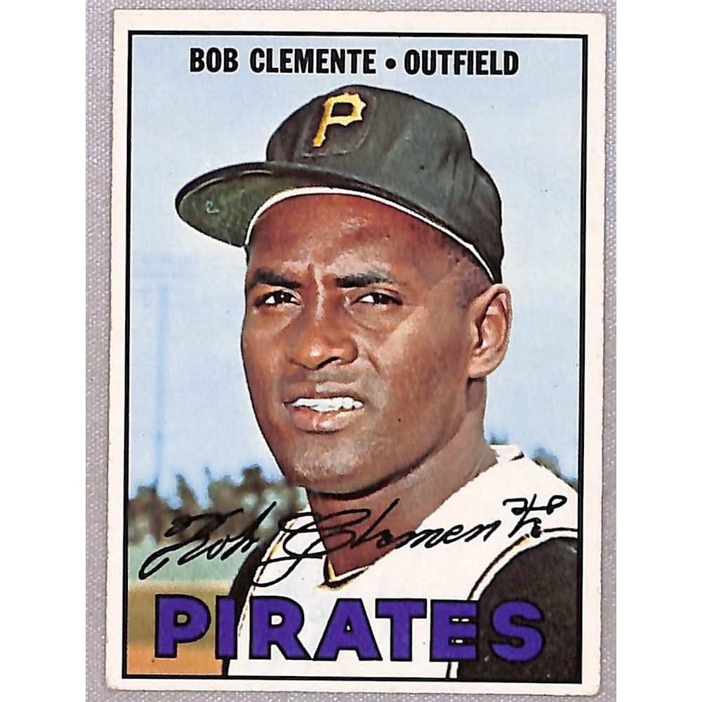 1967 Topps Roberto Clemente Crease Free (1 of 2)