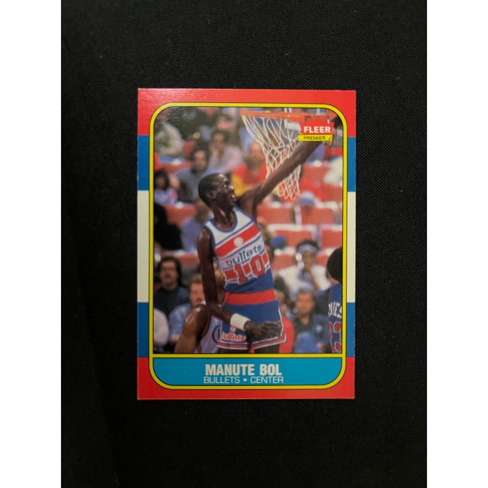 1986 Fleer Manute Bol Rookie High Grade: 1986 Fleer Manute Bol Rookie High Grade