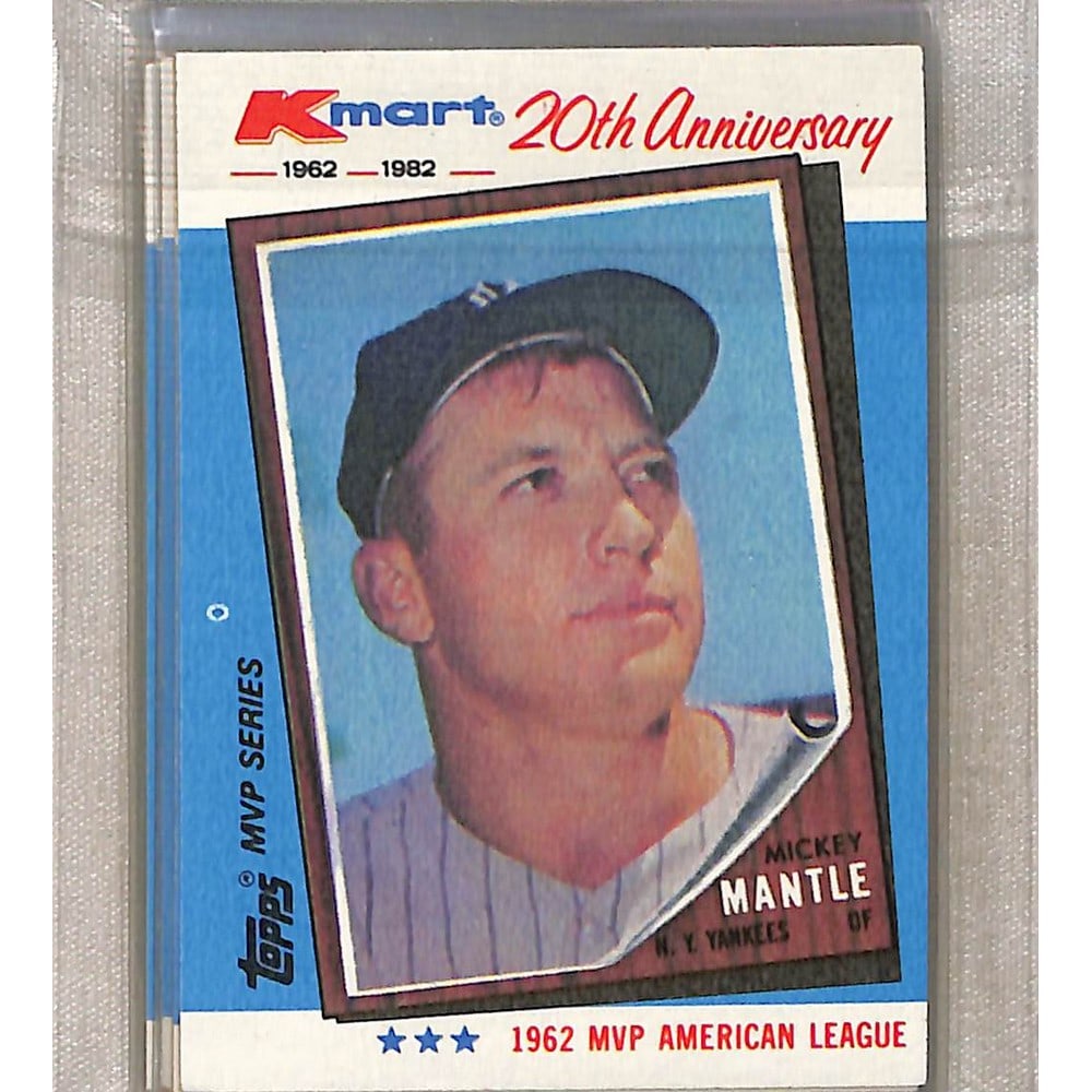 (11) 1982 Kmart Mickey Mantle Cards: (11) 1982 Kmart Mickey Mantle Cards
