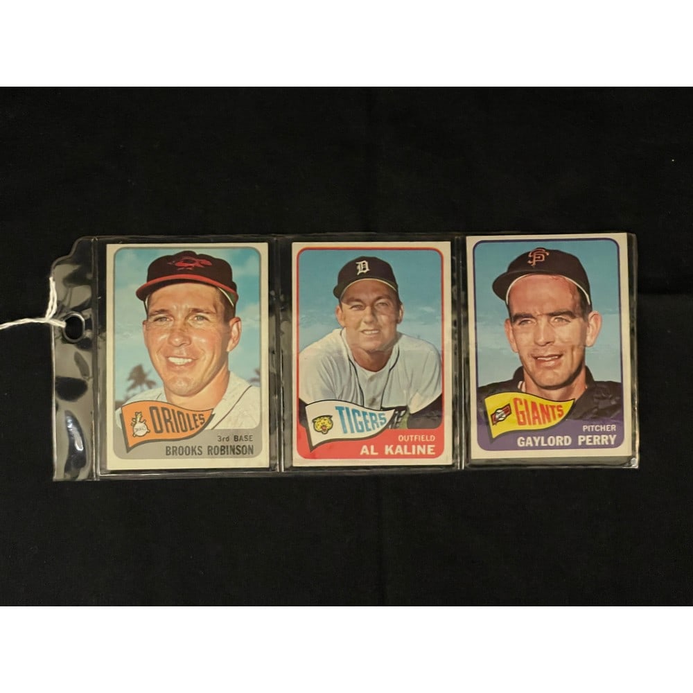 (3) Different 1965 Topps Baseball High Grade (1 of 2)