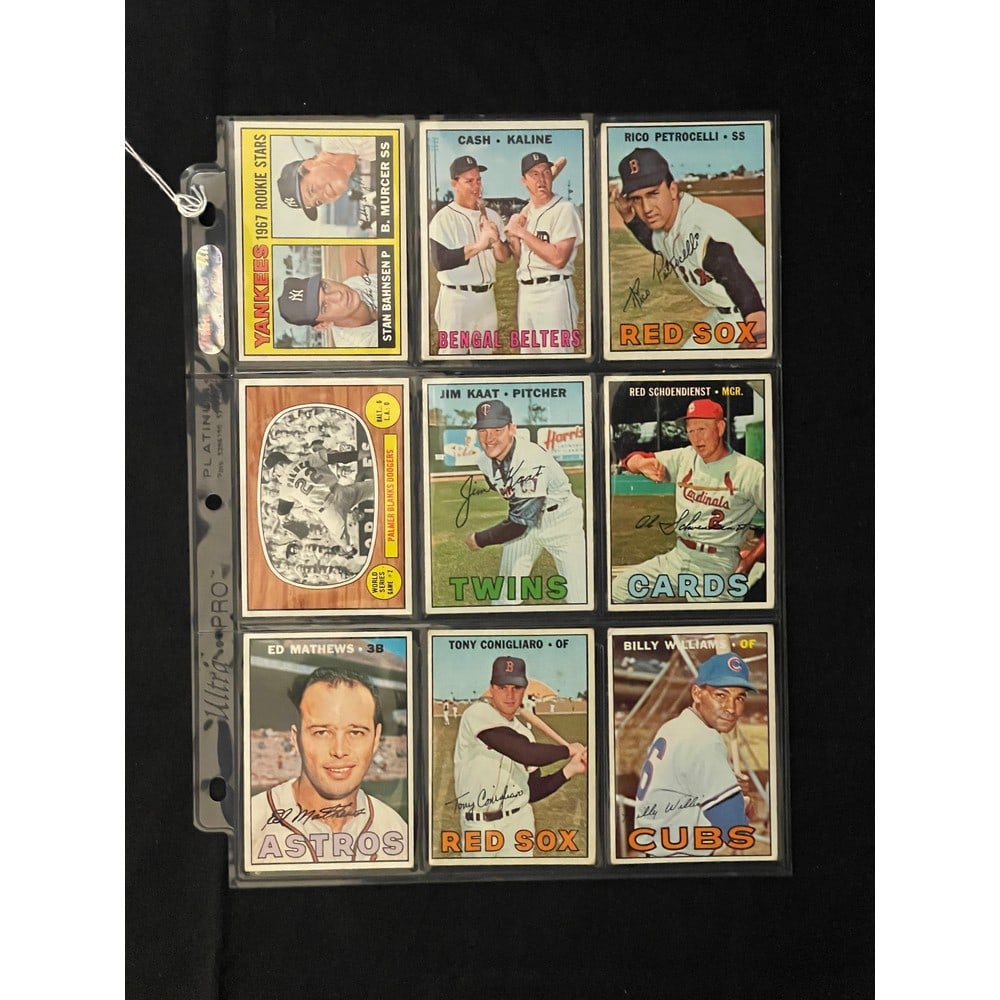(9) Different 1967 Topps High Grade Cards (1 of 2)