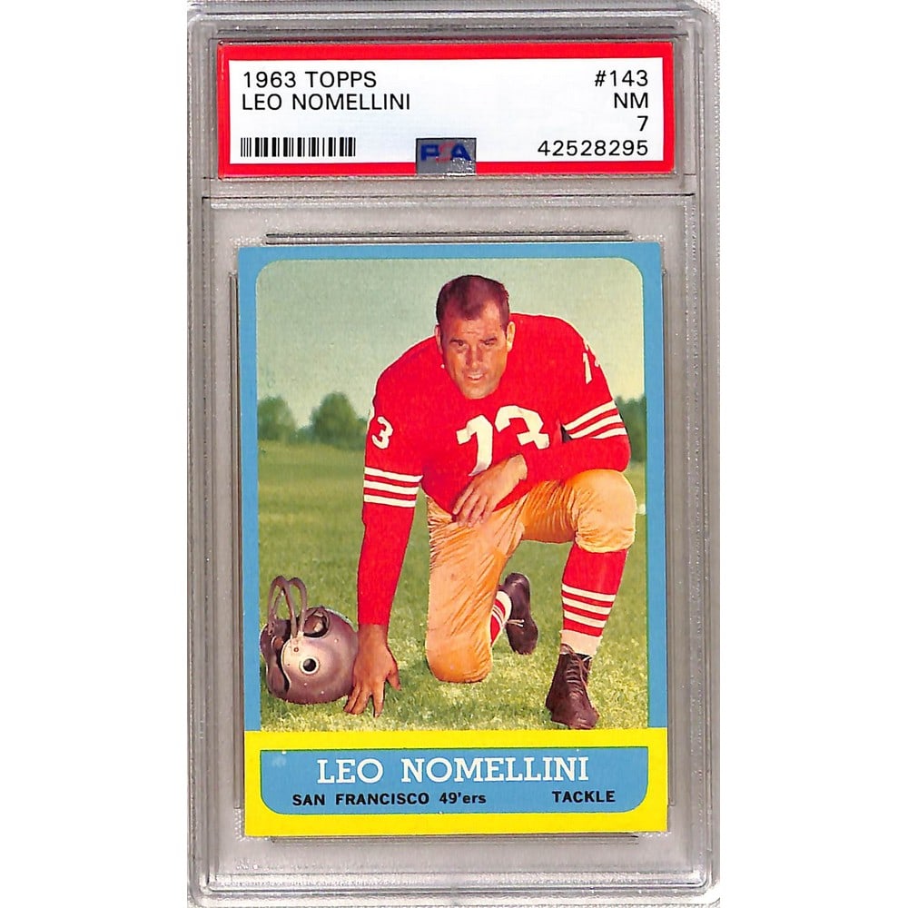 1963 Topps Leo Nomellini Psa 7 (1 of 2)