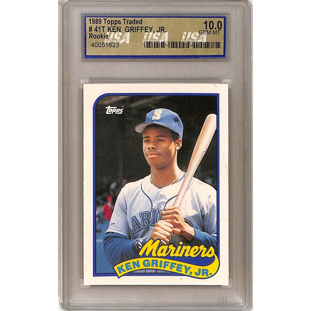 1989 Topps Traded Ken Griffey Jr.rc Graded 10: 1989 Topps Traded Ken Griffey Jr.rc Graded 10