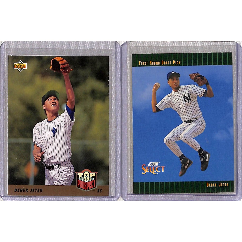 (2) Derek Jeter Rookie Cards (1 of 2)