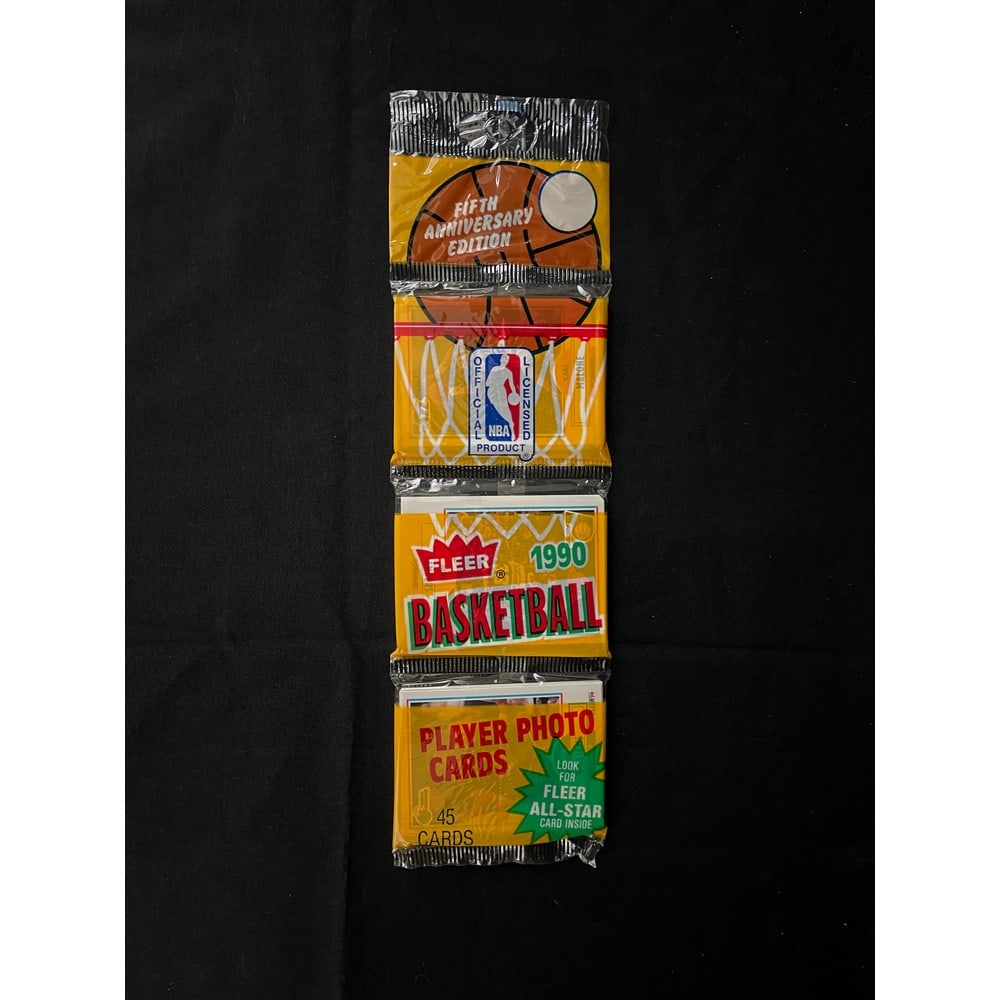 1990-91 Fleer Basketball Sealed Rack Pack (1 of 2)