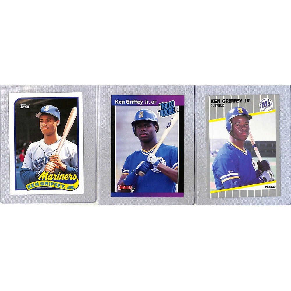 (3) 1989 Ken Griffey Jr. Rookies: (3) 1989 Ken Griffey Jr. Rookies