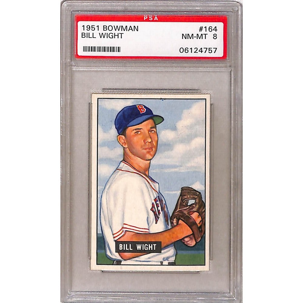 1951 Bowman Bill Wight Psa 8 (1 of 2)