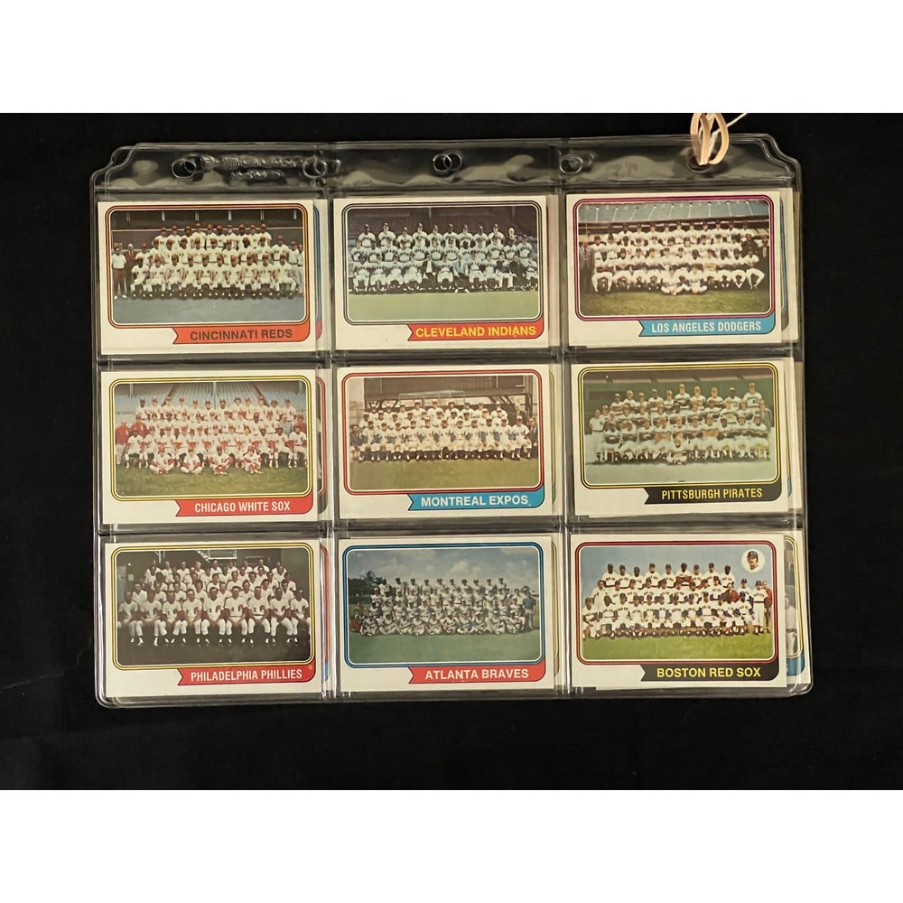 (24) 1974 Topps Baseball Team Cards (1 of 4)