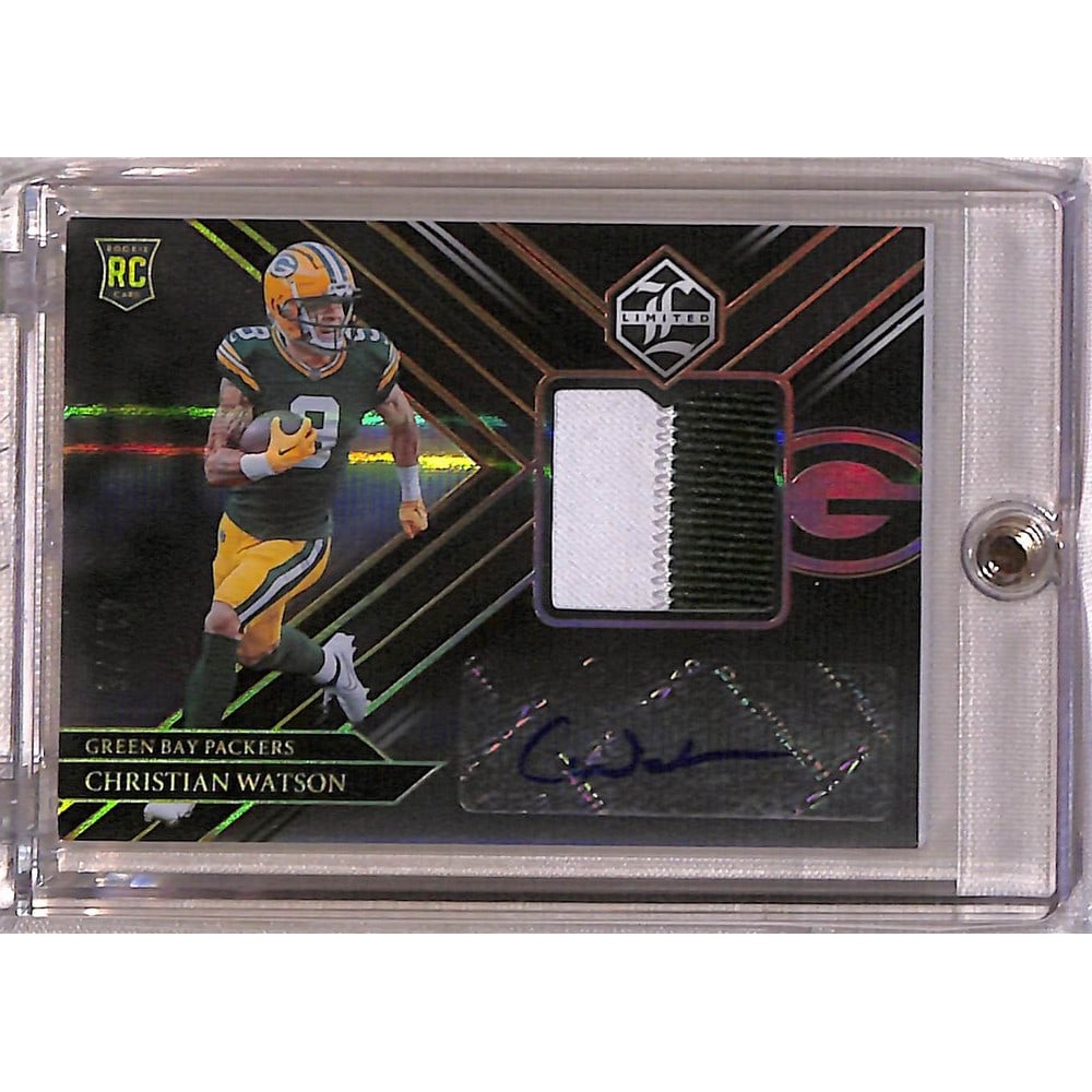 2022 Limited Christian Watson Rc Patch Auto 41/75 (1 of 2)