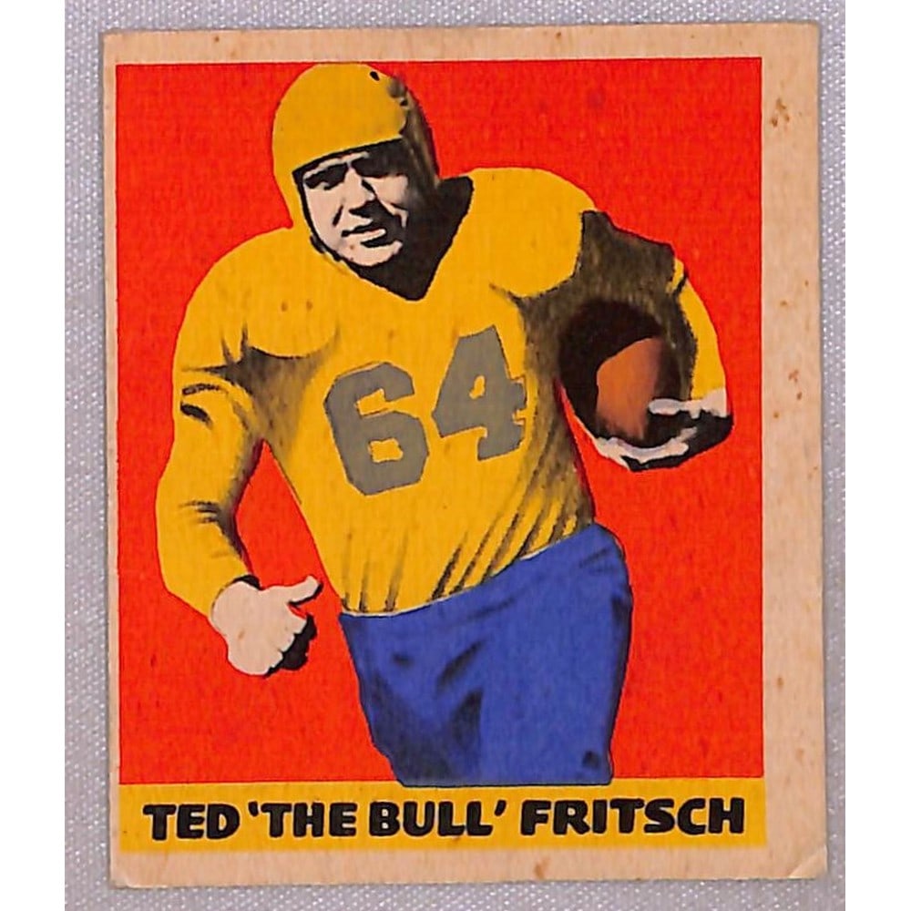 1949 Leaf Football Ted Fritsch Crease Free (1 of 2)