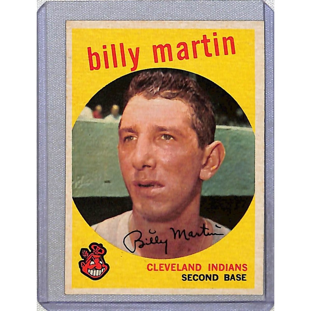 1959 Topps Billy Martin High Grade: 1959 Topps Billy Martin High Grade
