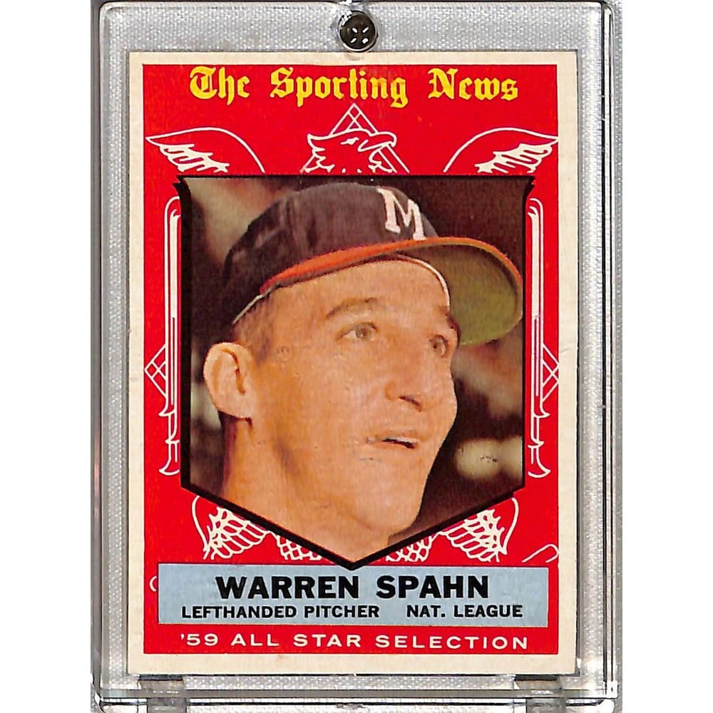 1959 Topps Warren Spahn Allstar High Grade (1 of 2)