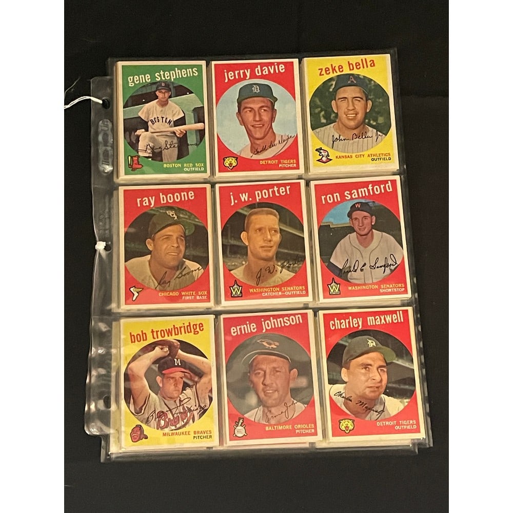 (54) 1959 Topps Baseball Cards Nice Shape (1 of 4)
