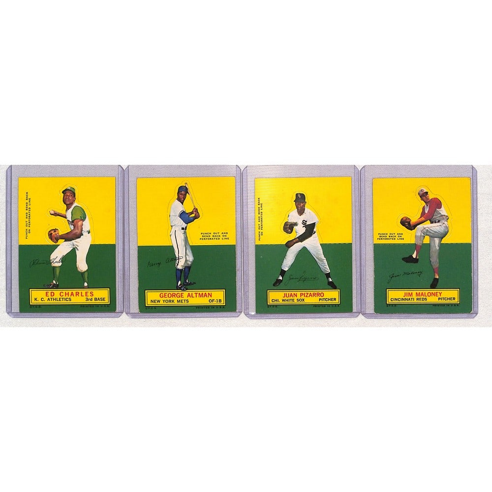 (4) 1964 Topps Baseball Standups (1 of 2)