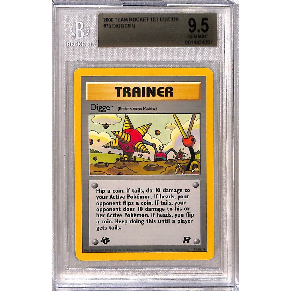 2000 Pokemon Team Rocket 1st Edition Bgs 9.5 (1 of 2)