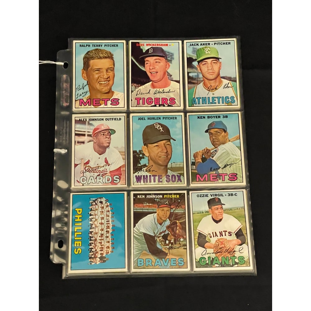 (54) 1967 Topps Baseball Cards Nice Shape (1 of 4)