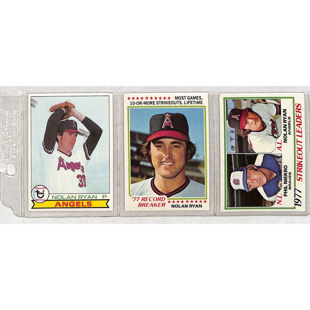 (3) Vintage Nolan Ryan Cards (1 of 2)