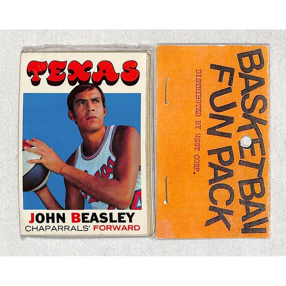 1971-72 Topps Basketball Cello Fun Pack 10 Cards (1 of 2)
