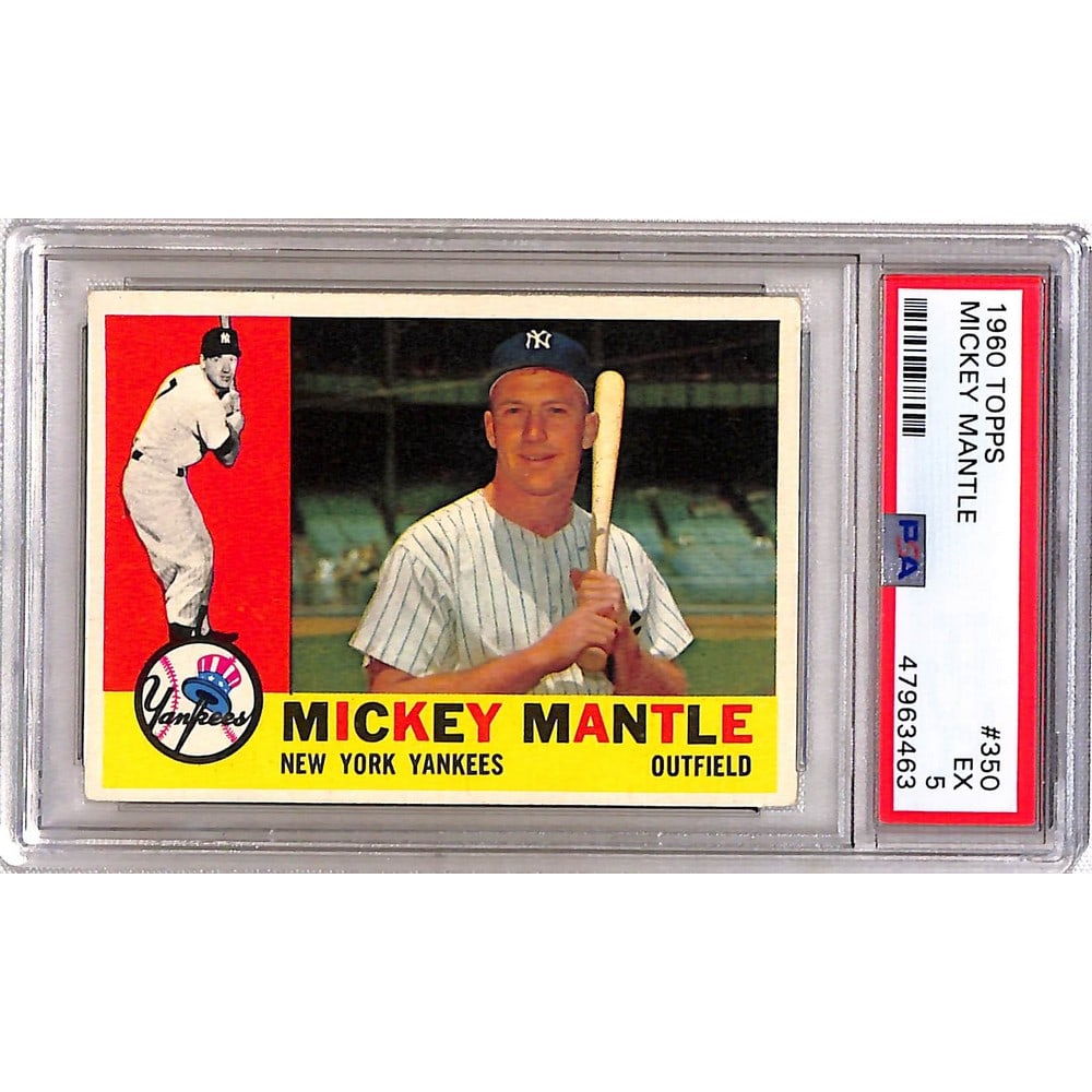 1960 Topps Mickey Mantle Psa 5 (1 of 2)