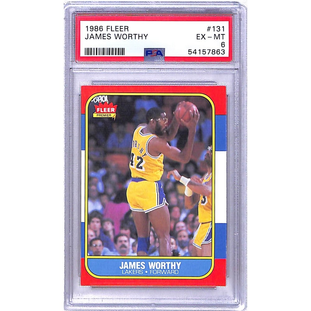 1986 Fleer James Worthy Psa 6 (1 of 2)