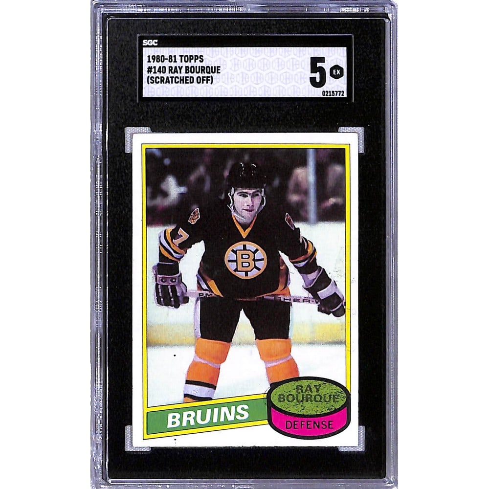 1980 Topps Ray Bourque Rookie Sgc 5 (1 of 2)