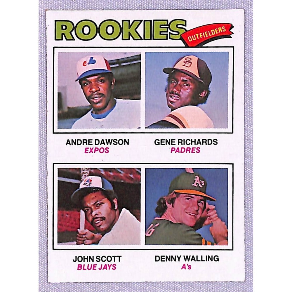 1977 Topps Andre Dawson Rookie Crease Free (1 of 2)