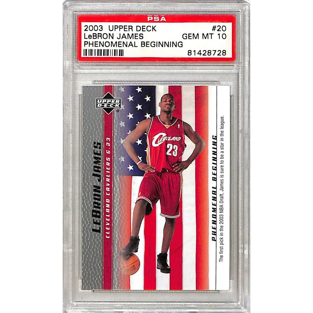 2003 Ud Lebron James Rookie Psa 10 (1 of 2)
