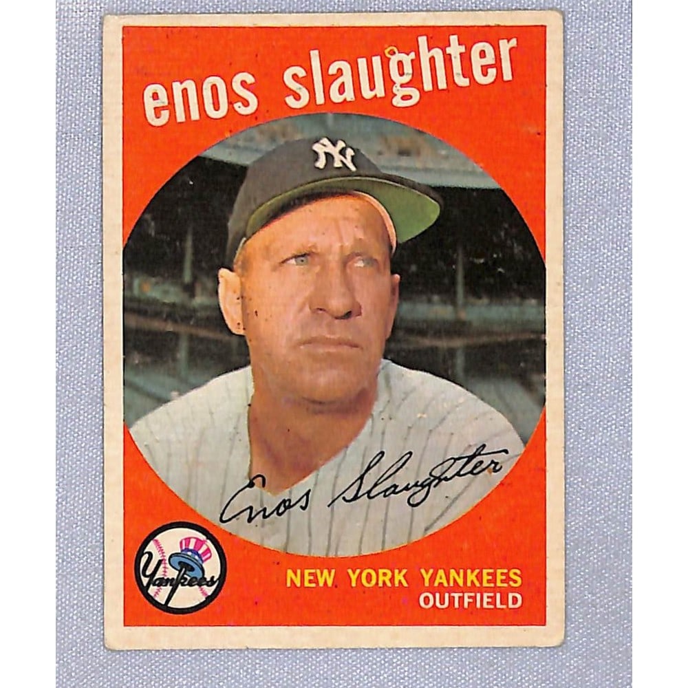 1959 Topps Enos Slaughter Vg/ex (1 of 2)
