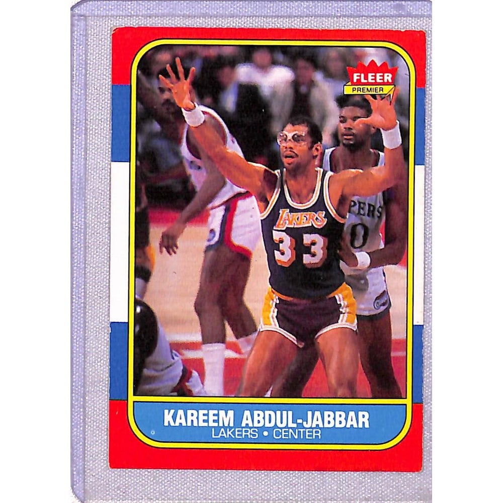 1986 Fleer Kareem Abdul Jabbar (1 of 2)