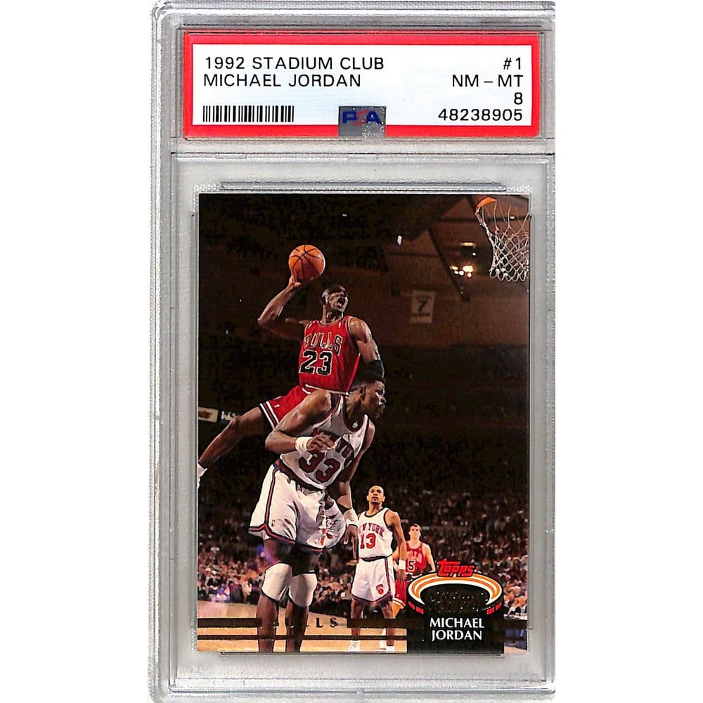 1992 Stadium Club Michael Jordan Psa 8 (1 of 2)